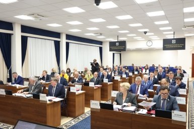 На внеочередном заседании Законодательной Думы Пресс-служба Законодательной Думы Хабаровского края