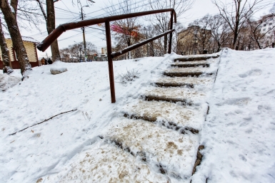 Плюсовую температуру во время снегопада прогнозируют синоптики в Хабаровском крае  Кузора Валерия, PrimaMedia